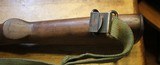 M1 Garand Rifle Stock IHC 1955 #0805 w a Faint Ordinance Stamp w Original Metal w Web Sling. - 8 of 25