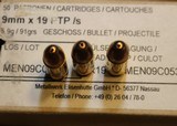 9X19MM LUGER PTP /S (GERMAN POLICE 9MM+P) BOX OF 50 CARTRIDGES Shipping included - 7 of 14