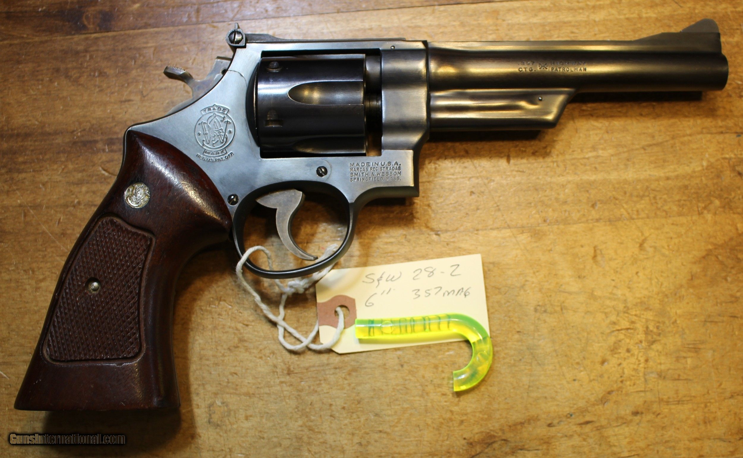 Smith Wesson S W Highway Patrolman 28 2 N Frame 357 Magnum 6 Pinned And Recessed Revolver