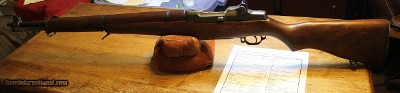 Springfield Armory M1 Garand probably August 41 Original SA/GHS Large Ordinance Wheel Serifed P Lend Lease