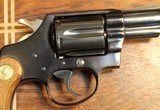 Colt Blue Agent 6 Shot 38 Special Revolver 2" shrouded Barrel 1977 Manufacture w Box and paperwork - 9 of 25