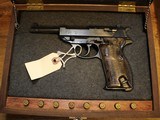 Walther P-38 AC42 9mm Semi Pistol w One Magazine in a hand Made Box - 2 of 25