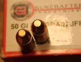 Guncrafter Industries .50GI 300gr Jacketed Flat Point (20 Count Box)
and 15 round Box. 35 Rounds - 3 of 4