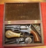 Cased Colt Model 1849 Pocket Revolver with Accessories 31 Caliber Percussion - 1 of 20