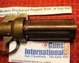 CMC Modern Produced Pepper Box w Top Bar Rotating 4 Barrel Percussion Pistol - 3 of 25