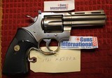 Colt Python 4" Barrel E-Nickel 6 Shot 357 Magnum Revolver with NO box - 5 of 25