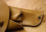 FRENCH ARMY leather MAB pistol holster Indochina Algeria - 13 of 19