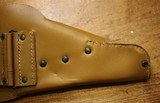 FRENCH ARMY leather MAB pistol holster Indochina Algeria - 7 of 19