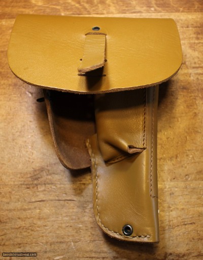 FRENCH ARMY leather MAB pistol holster Indochina Algeria