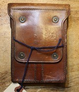 Pre WWI US Army Colt 1911 Magazine Leather Pouch-Rock Island 1913-Eagle Snap - 2 of 16