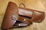 German holster for the Walther PPK and Mauser M1934 Marked 1942 Schambach 1942 with Nazi Eagle - 24 of 24