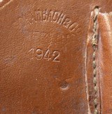 German holster for the Walther PPK and Mauser M1934 Marked 1942 Schambach 1942 with Nazi Eagle - 9 of 24