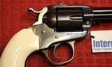 New Model Ruger Bisley Single Six 32 H&R Magnum with Ivory Fixed Sights RB-32 6 1/2"Bbl. Custom - 3 of 18