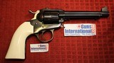 New Model Ruger Bisley Single Six 32 H&R Magnum with Ivory Fixed Sights RB-32 6 1/2"Bbl. Custom - 1 of 18