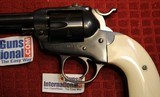 New Model Ruger Bisley Single Six 22 LR with Ivory Fixed Sights RB-22 6 1/2"Bbl. Custom - 6 of 25