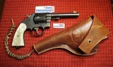 Colt D.A. 45 U.S. Army Model 1917 .45 ACP5 1/2 inch barrel Mother of Pearl Grips w Holster