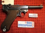 Luger Model 41-42 German WWII Military Pistol 9mm with SN Matching Magazine - 4 of 25