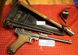 Luger DWM Artillery 1917 9mm with Holster and Matching Shoulder Stock - 2 of 25