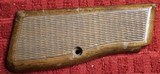 Original Factory Browning Hi Power BHP Walnut Grips for 9mm with Red Inside 73C year - 4 of 8