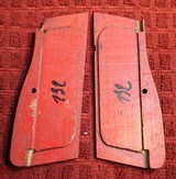 Original Factory Browning Hi Power BHP Walnut Grips for 9mm with Red Inside 73C year - 2 of 8