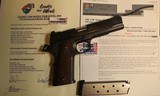 Custom Colt 1911 45 ACP LTW #3 with original documentation by Stan Chen, John Harrison and Don Williams - 1 of 25
