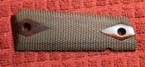 Factory Colt NO LOGO Laminate 1911 Grips off of a modern Colt Full Size 1911.  - 3 of 4