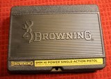 Factory Browning Hi Power 9mm or 40 S&W BHP Black Plastic BoxEMPTY - 1 of 6