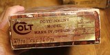 Factory Colt 1911 Box for a 1911 Mark IV Series 70 45ACP.  Empty Box NO GUN. - 2 of 7