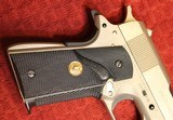 Colt 1911 E Nickel Series 70 45 ACP Matching Mag Factory Colt Pachmayr Signature Grips - 8 of 20