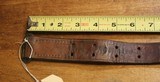 Original U.S. WWII M1907 Pattern Boyt 42 Leather Short Sling Section with Brass Hardware for M1 Garand - 2 of 8