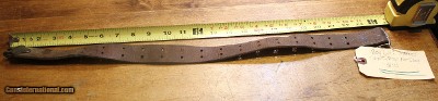 Original U.S. WWII M1907 Pattern Boyt 42 Leather Short Sling Section with Brass Hardware for M1 Garand