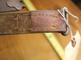 Original U.S. WWII M1907 Pattern Boyt 42 Leather Short Sling Section with Brass Hardware for M1 Garand - 13 of 14