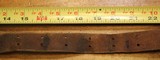 Original U.S. WWII M1907 Pattern Boyt 42 Leather Short Sling Section with Brass Hardware for M1 Garand - 9 of 18