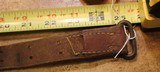 Original U.S. WWII M1907 Pattern Boyt 42 Leather Short Sling Section with Brass Hardware for M1 Garand - 10 of 18