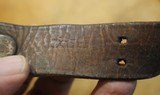 Original U.S. WWII M1907 Pattern Boyt 42 Leather Short Sling Section with Brass Hardware for M1 Garand - 17 of 18