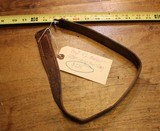 Original U.S. WWII M1907 Pattern Boyt 42 Leather Short Sling Section with Brass Hardware for M1 Garand - 1 of 13