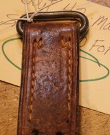 Original U.S. WWII M1907 Pattern Boyt 42 Leather Short Sling Section with Brass Hardware for M1 Garand - 10 of 13