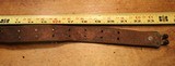 Original U.S. WWII M1907 Pattern Boyt 42 Leather Short Sling Section with Brass Hardware for M1 Garand - 8 of 19
