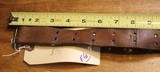 Original U.S. WWII M1907 Pattern Boyt 42 Leather Short Sling Section with Brass Hardware for M1 Garand - 2 of 19