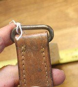 Original U.S. WWII M1907 Pattern Boyt 42 Leather Short Sling Section with Brass Hardware for M1 Garand - 12 of 19