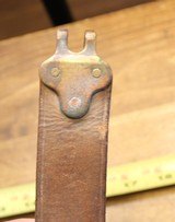 Original U.S. WWII M1907 Pattern Boyt 42 Leather Short Sling Section with Brass Hardware for M1 Garand - 13 of 19