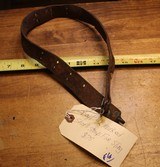 Original U.S. WWII M1907 Pattern Boyt 42 Leather Short Sling Section with Brass Hardware for M1 Garand - 1 of 19