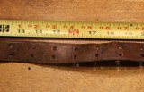 Original U.S. WWII M1907 Pattern Boyt 42 Leather Short Sling Section with Brass Hardware for M1 Garand - 4 of 19