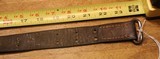 Original U.S. WWII M1907 Pattern Boyt 42 Leather Short Sling Section with Brass Hardware for M1 Garand - 7 of 13