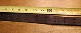 Original U.S. WWII M1907 Pattern Boyt 43 or 44 Leather Short Sling Section for M1 Garand - 3 of 23