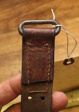 Original U.S. WWII M1907 Pattern Boyt 43 or 44 Leather Short Sling Section for M1 Garand - 10 of 23