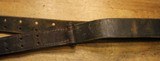 WW2 USGI Original U.S. WWII M1907 Leather Sling marked Boyt 42 with a Bent Hook - 7 of 25