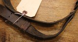 WW2 USGI Original U.S. WWII M1907 Leather Sling marked Boyt 42 with a Bent Hook - 21 of 25