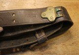 WW2 USGI Original U.S. WWII M1907 Leather Sling marked Boyt 42 with a Bent Hook - 5 of 25
