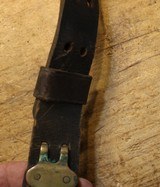 WW2 USGI Original U.S. WWII M1907 Leather Sling marked Boyt 42 with a Bent Hook - 23 of 25